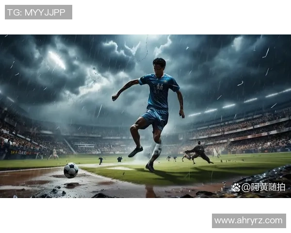 足球明星在比赛中倒地后奋力起身的精彩瞬间展现了他们不屈不挠的竞技精神